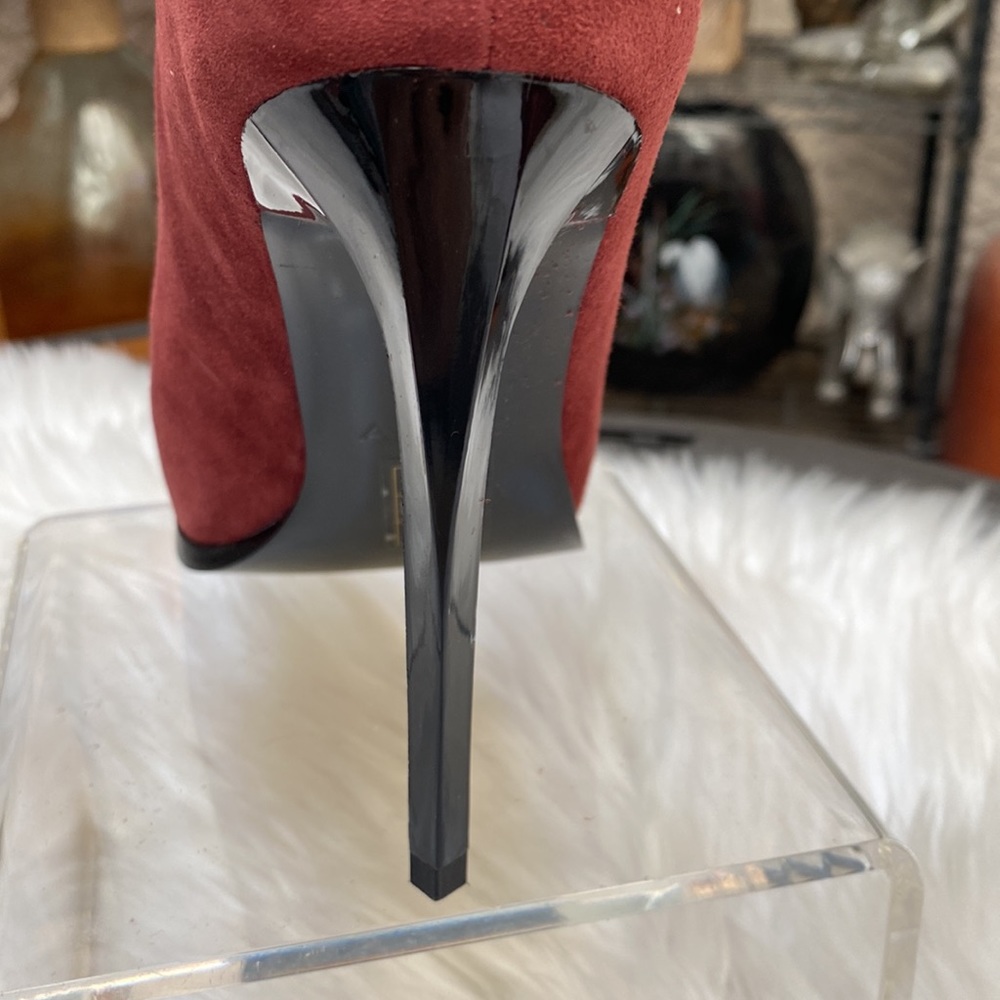 🧡🧡ALDO RUST COLOR RUCHED ANKLE BOOTIES🧡🧡 - Picture 4 of 5